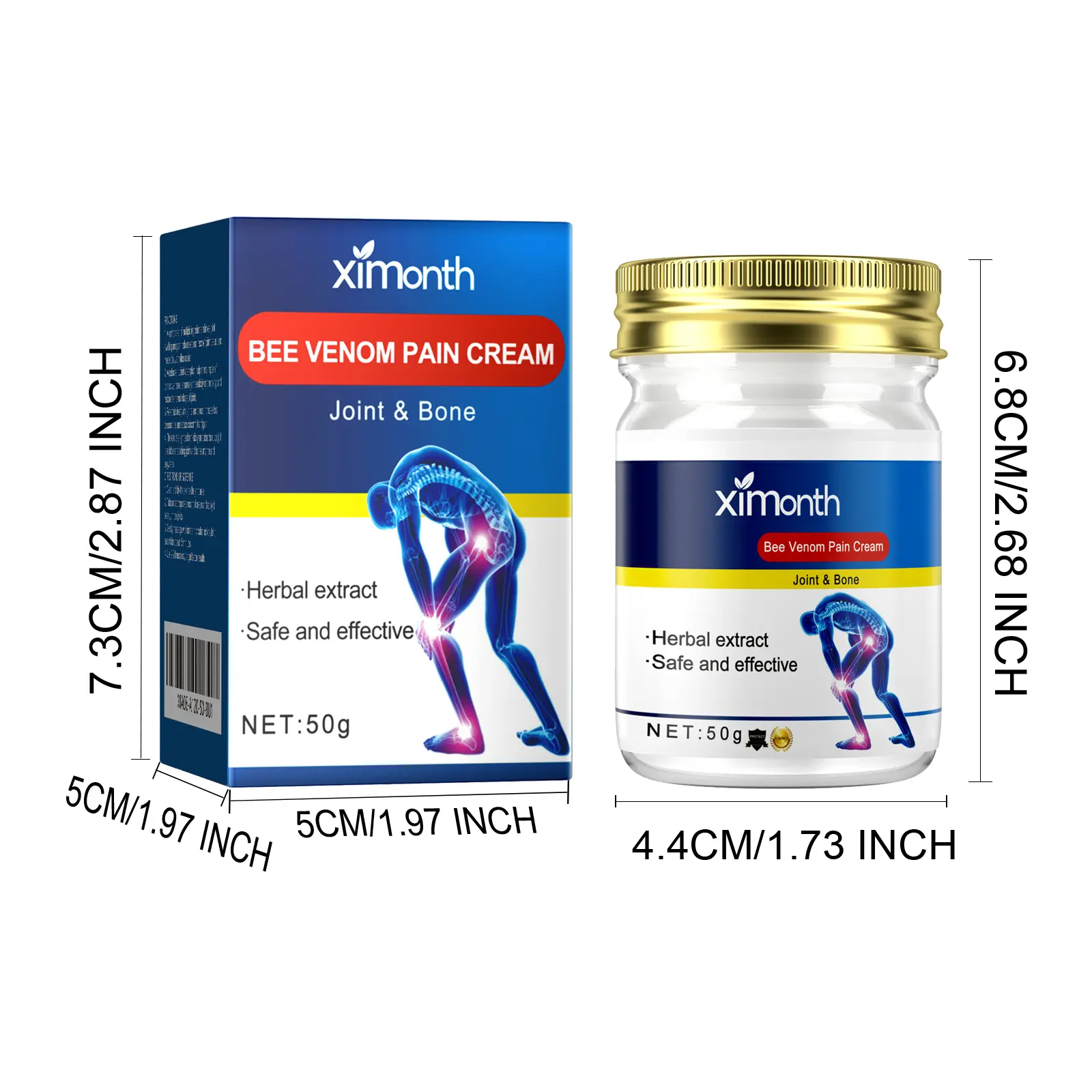 Herbal Joint & Muscle Pain Relief Cream – Fast-Acting Formula for Knee, Back, Shoulder & Neck