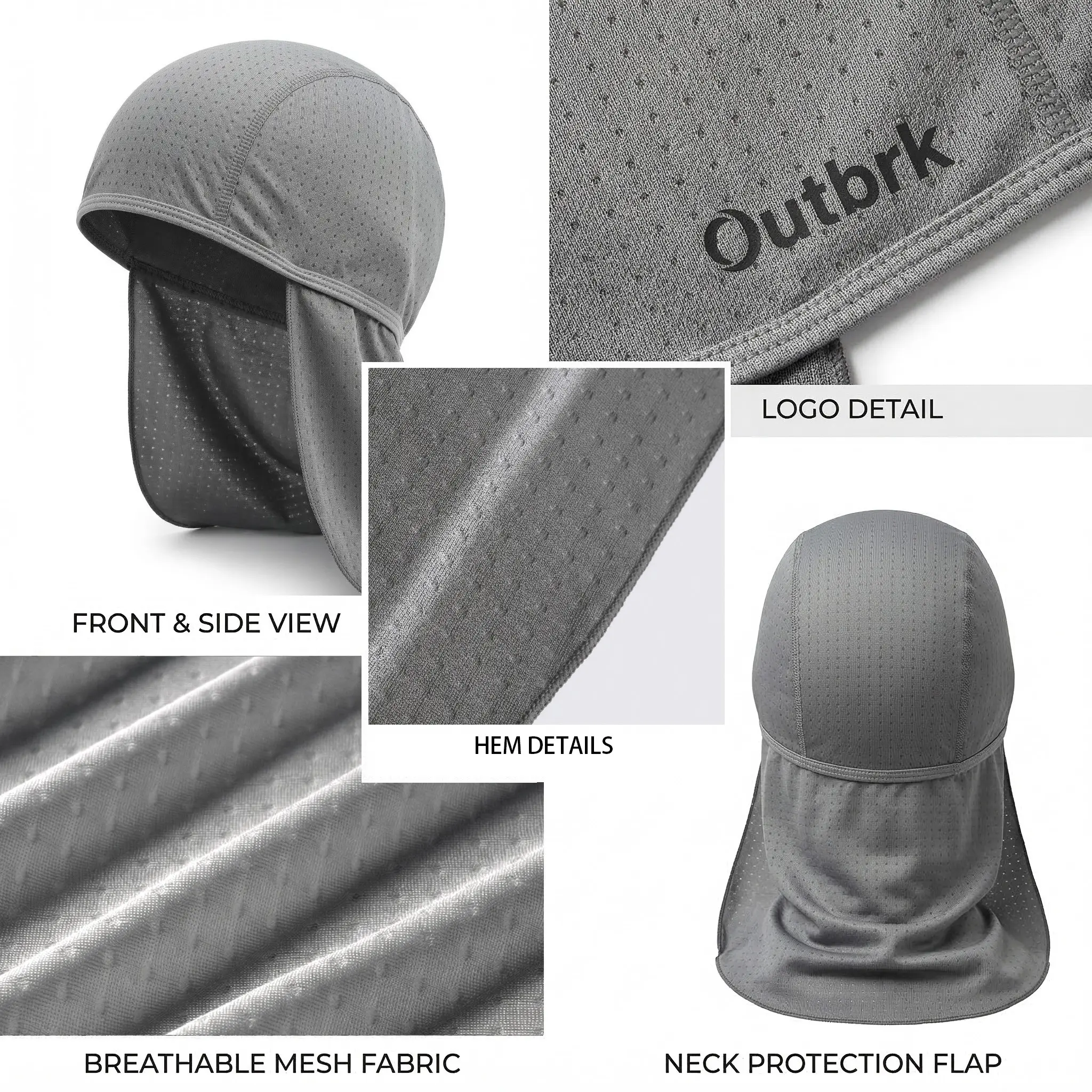 Sun Protection Cap with Neck Shield – Cooling, Breathable & Lightweight for Outdoor Activities