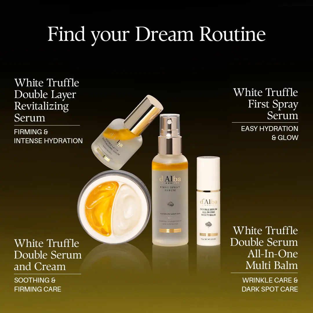 White Truffle Double Layer Revitalizing Serum - Skin Firming & Rejuvenating Serum - 100HR Hydrating Serum (1.01 fl oz)