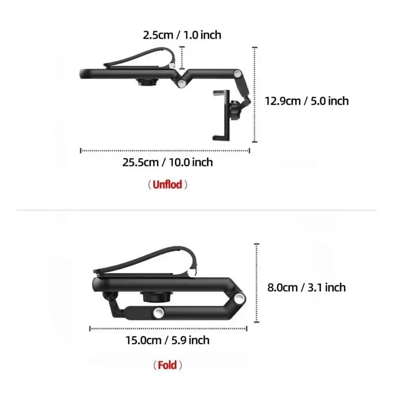 Joytutus Car Phone Mount – Long Adjustable Arm, 360° Rotation, Anti-Scratch Clamp