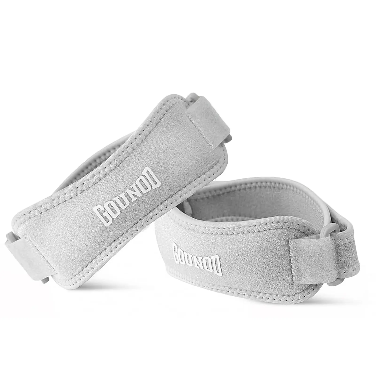 Silicone Patella Knee Strap 2-Pack – Anti-Slip Patellar Tendon Support for Running, Basketball & Gym