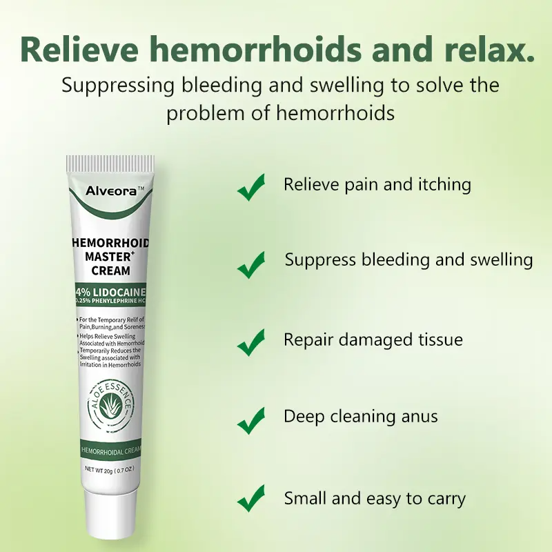 Hemorrhoid，Lidocaine, glycerin, camphor, methyl salicylate, antibacterial, anti-inflammatory