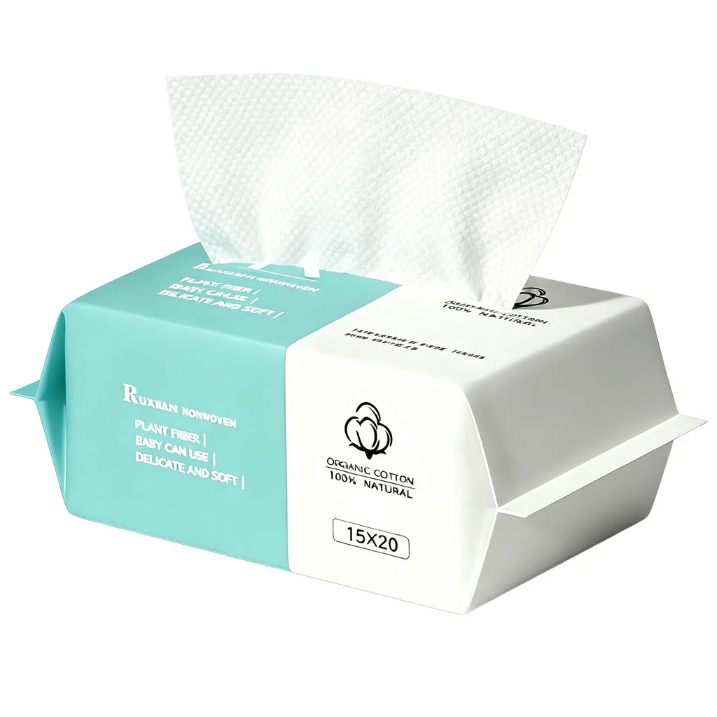 Disposable Face Towels, 1/2/4/6/8/10 Packs Soft Gentle Multi-Purpose Facial Cleansing Pads