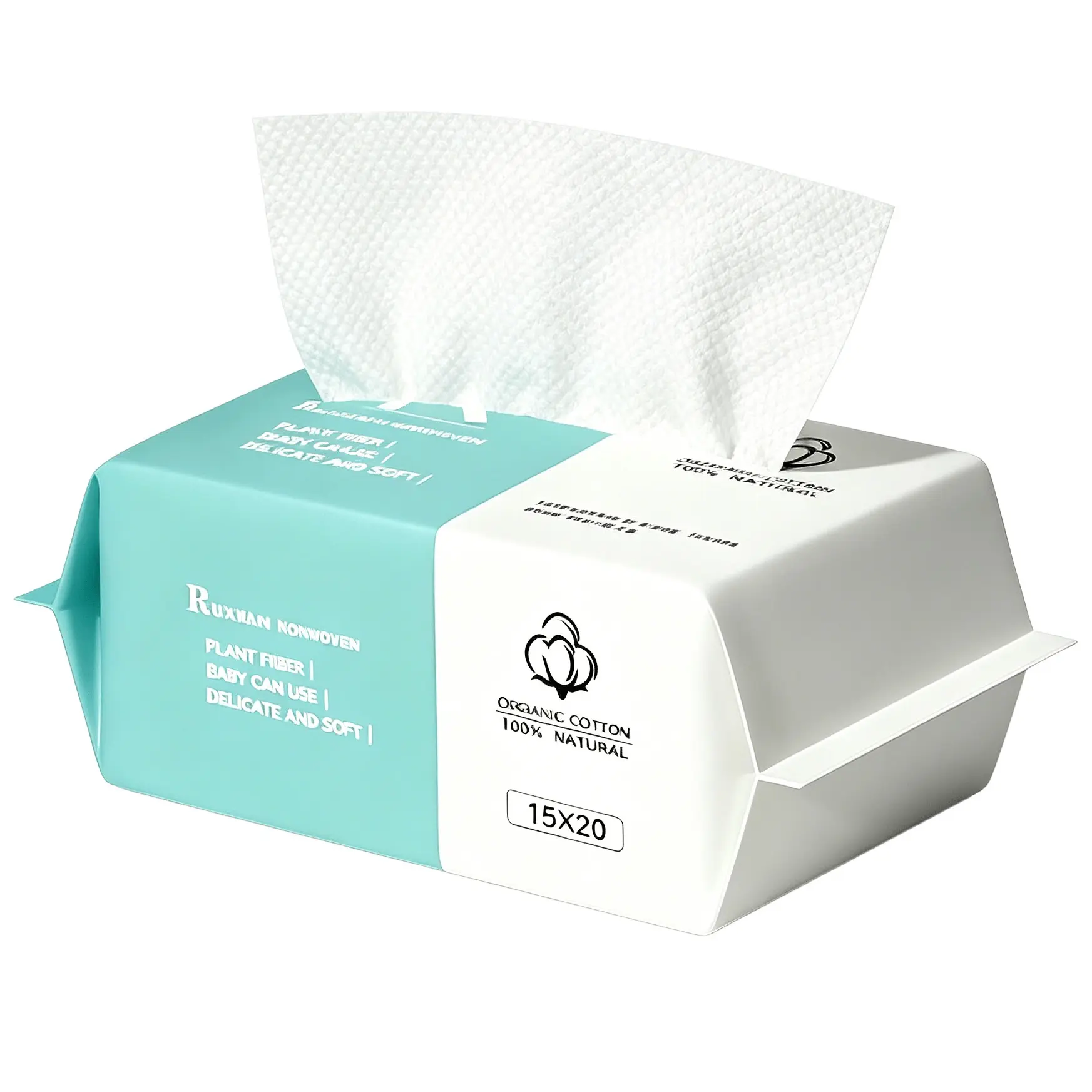 Disposable Face Towels, 1/2/4/6/8/10 Packs Soft Gentle Multi-Purpose Facial Cleansing Pads