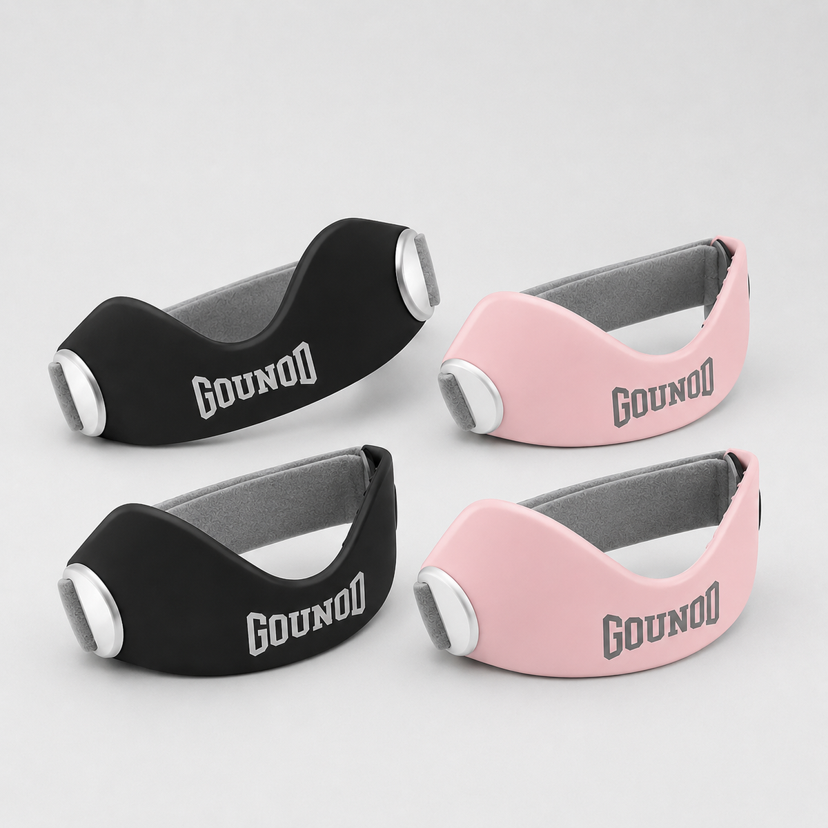 Silicone Patella Knee Strap 2-Pack – Anti-Slip Support for Running & Sports