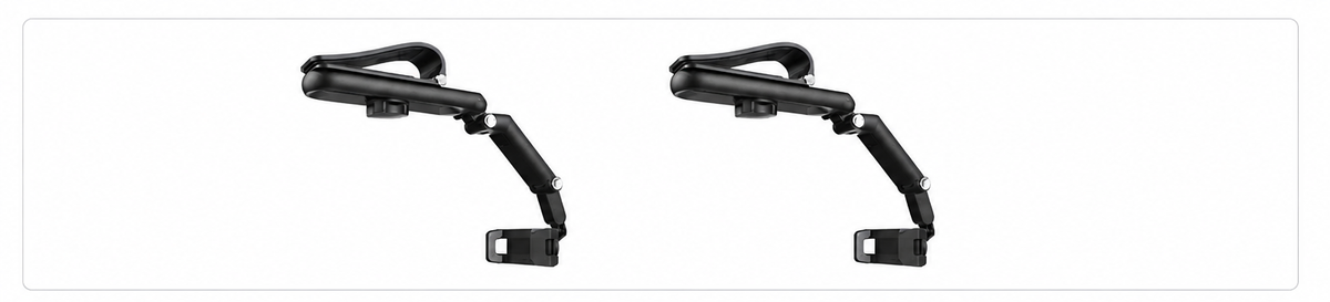 Joytutus Car Phone Mount – Long Adjustable Arm, 360° Rotation, Anti-Scratch Clamp